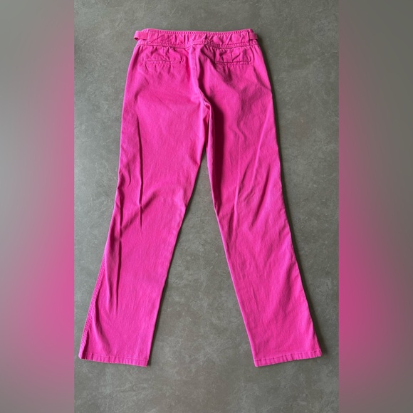 Vintage Tahari Fuchsia Women’s Straight Leg Pants Size 8 - Picture 3 of 12